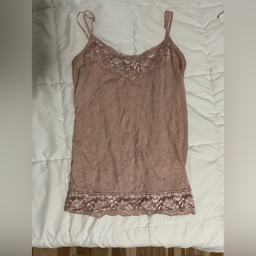Lace tank top